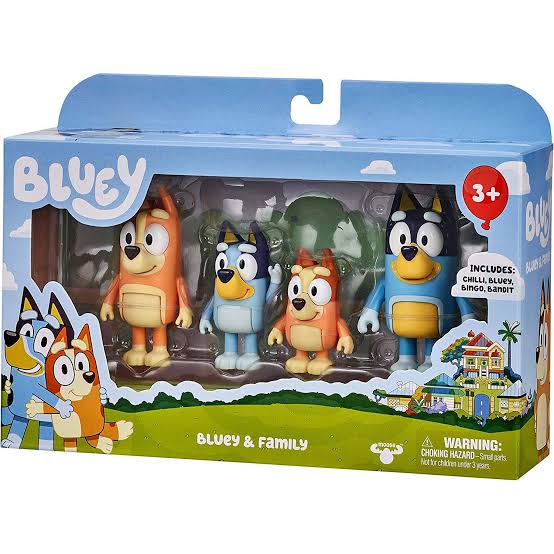BLUEY PACK DE 4 FIGURAS S10